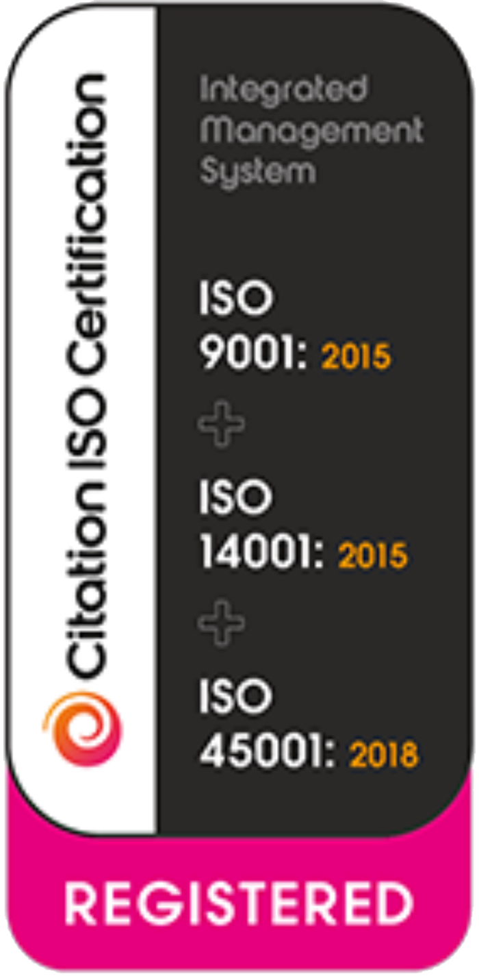 Citation ISO Certification badge – ISO 9001/14001/45001
